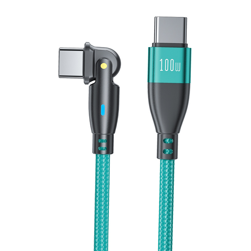 180 degree rotating elbow charging cable PD100W5A fast charging