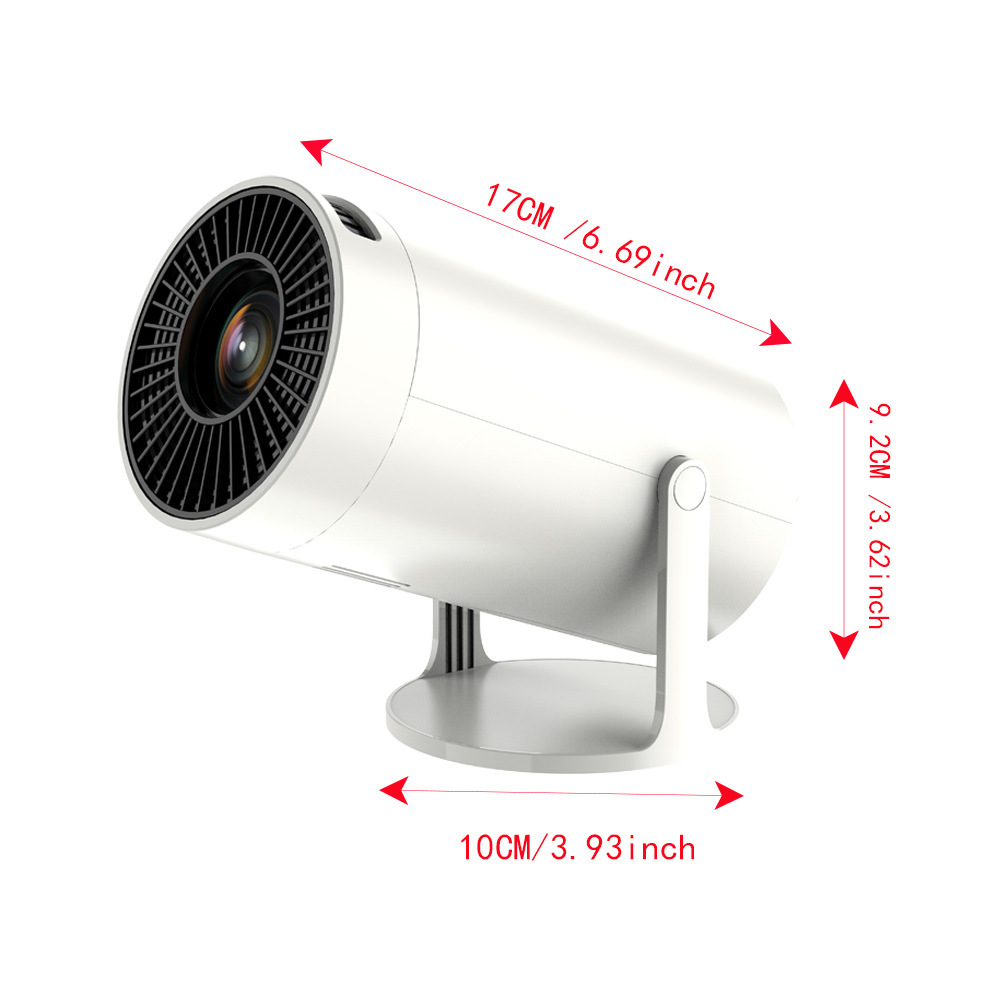 Hot selling portable home bedroom HD outdoor projector, supports mobile phone wireless screen sharing