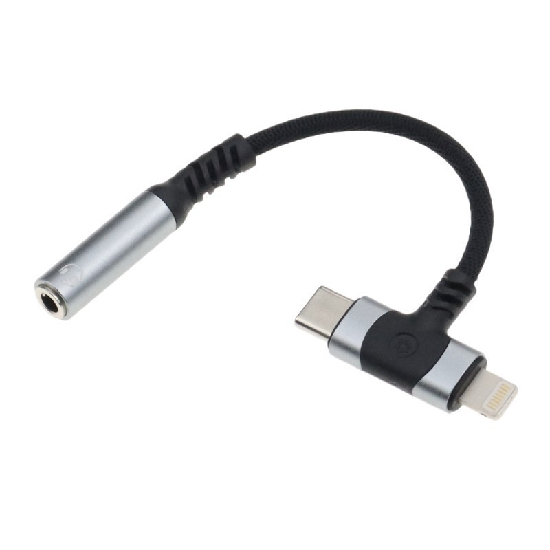 Applicable to type-c Huawei Xiaomi adapter 3.5mm headphone adapter cable iPhone mobile phone audio mobile phone two-in-one TPC