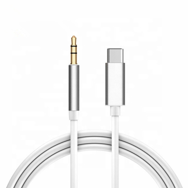 Type-c to 3.5 audio cable suitable for Huawei Samsung chip audio AUX car audio sound card adapter cable