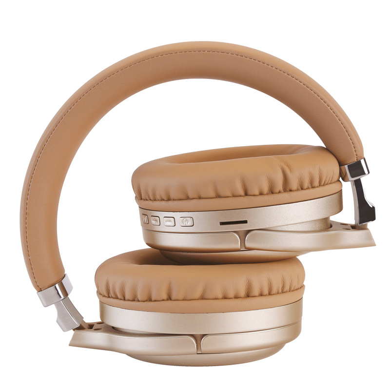 Head-mounted foldable bluetooth headset wireless gaming luminous gaming headset with card slot