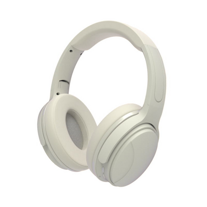Head-worn wireless Bluetooth headset with active noise reduction, wireless call function, foldable headphone
