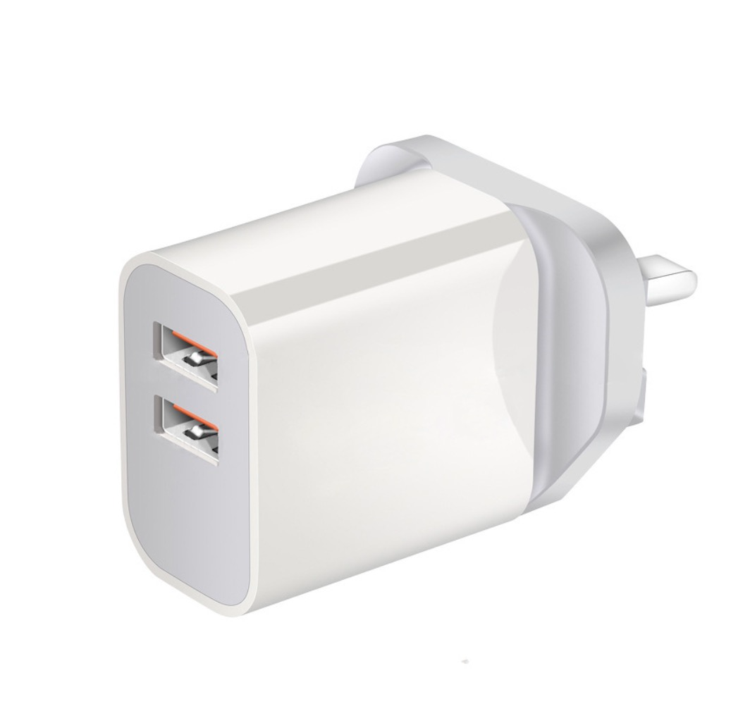5V2.4A dual USB charger 2.4A Australian standard dual port adapter Indian standard UK standard dual USB charger