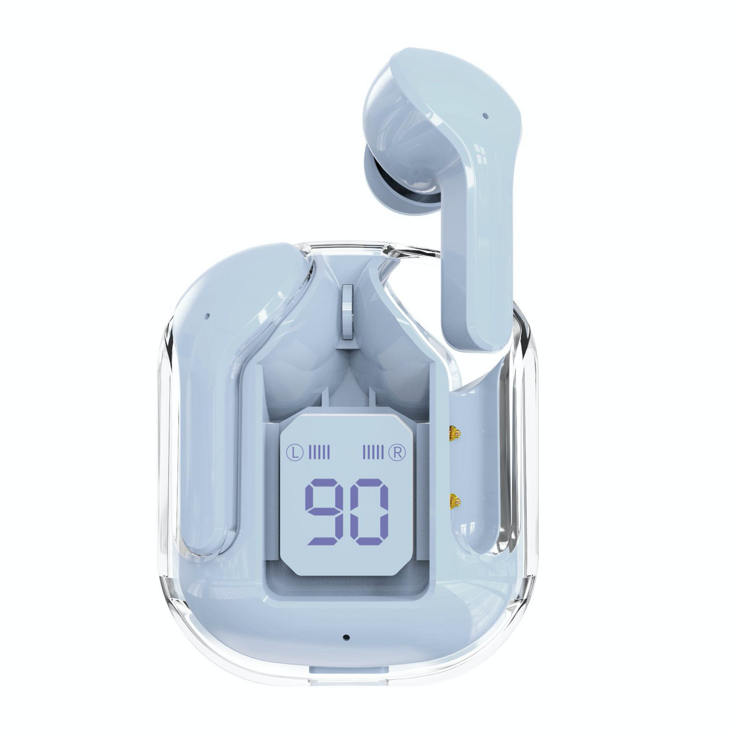 In-ear transparent digital display charging case noise reduction wireless bluetooth headset