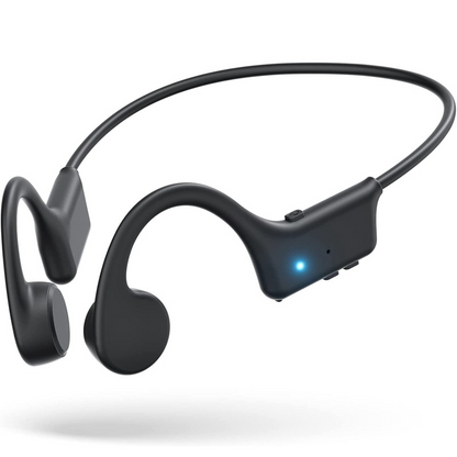 Bone conduction headphones Bluetooth wireless sports headphones, no earplugs, long battery life