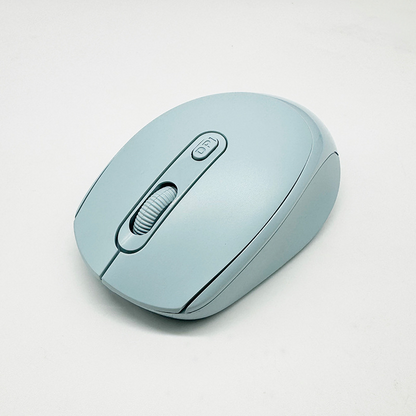 Universal wireless Bluetooth mouse for laptops, rechargeable dual-mode silent office tablet for girls