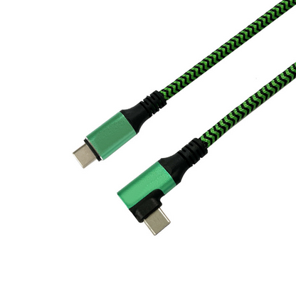 High-definition audio and video cable 4K, high-speed data cable USB4.0 supports fast charging laptop type-c elbow