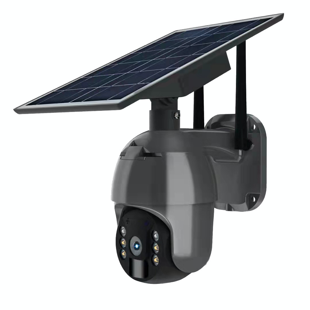 Solar surveillance camera, outdoor PTZ network night vision