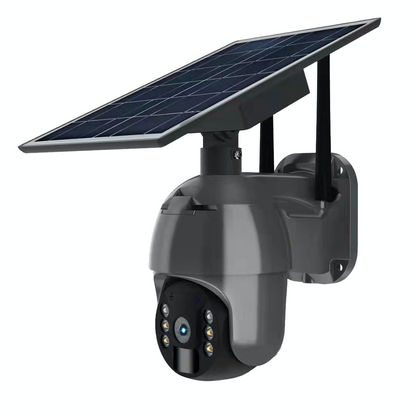 Solar surveillance camera, outdoor PTZ network night vision