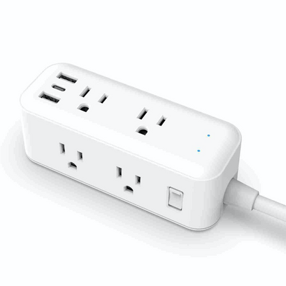 New multifunctional power strip with wires, household power strip with multi-hole USB charging portable certified socket