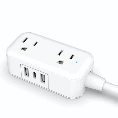 New multifunctional power strip with wires, household power strip with multi-hole USB charging portable certified socket