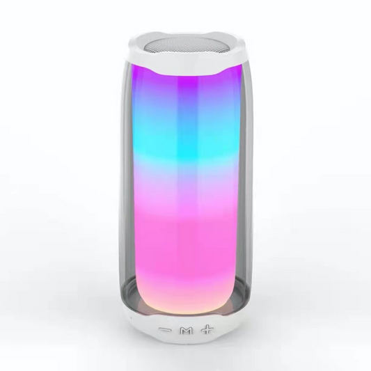 Outdoor waterproof speaker bluetooth full screen colorful light pulsation 4 subwoofer bluetooth speaker