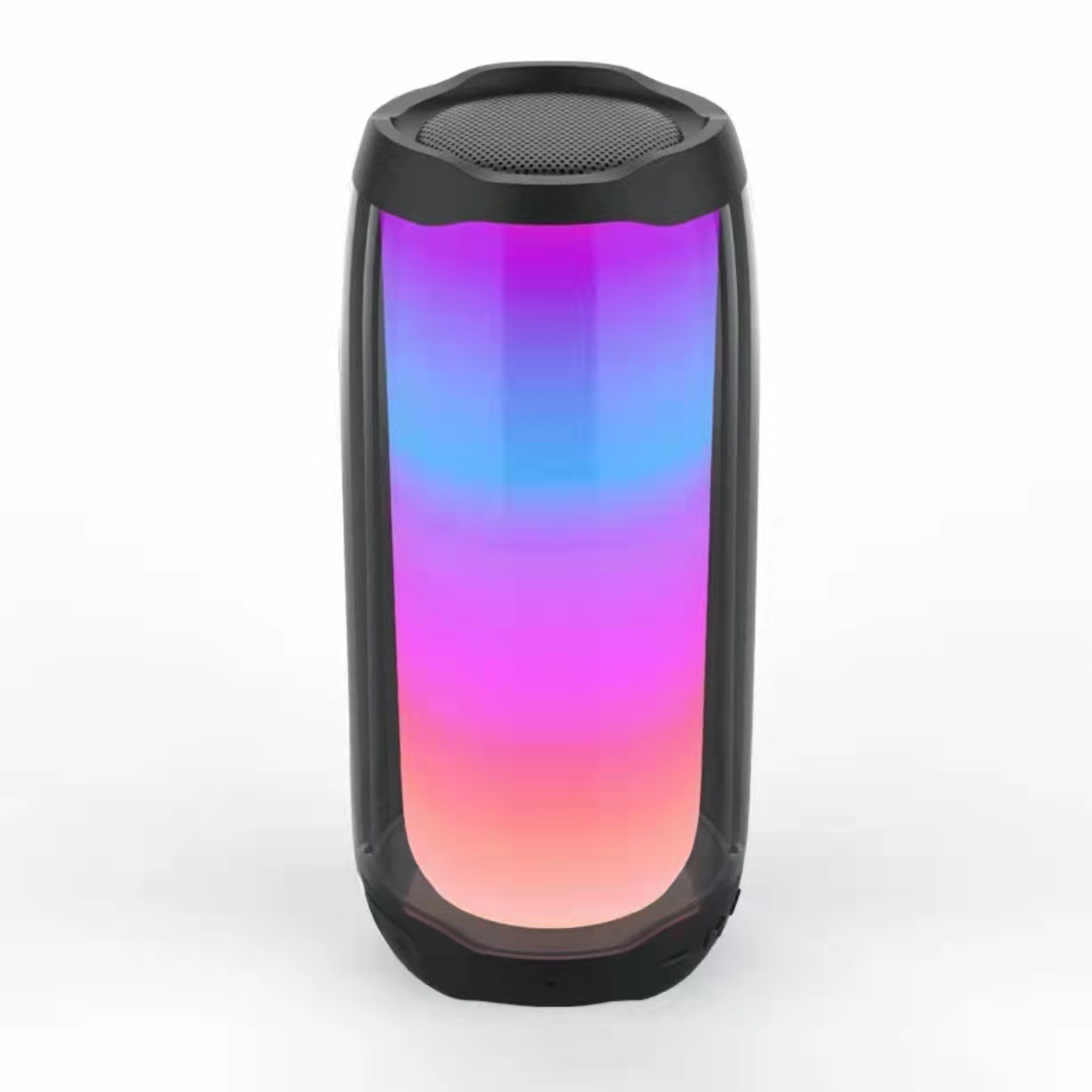 Outdoor waterproof speaker bluetooth full screen colorful light pulsation 4 subwoofer bluetooth speaker