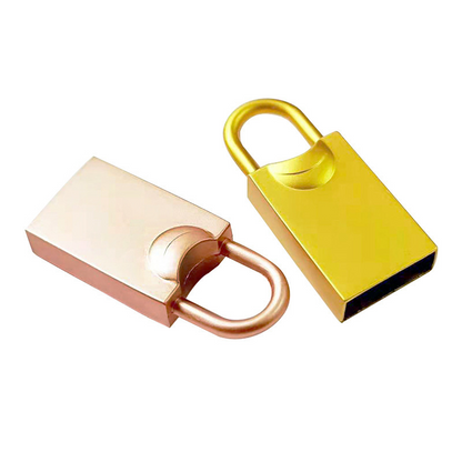 Mini lock USB flash drive, lossless music for mobile phone, computer, car, metal USB flash drive