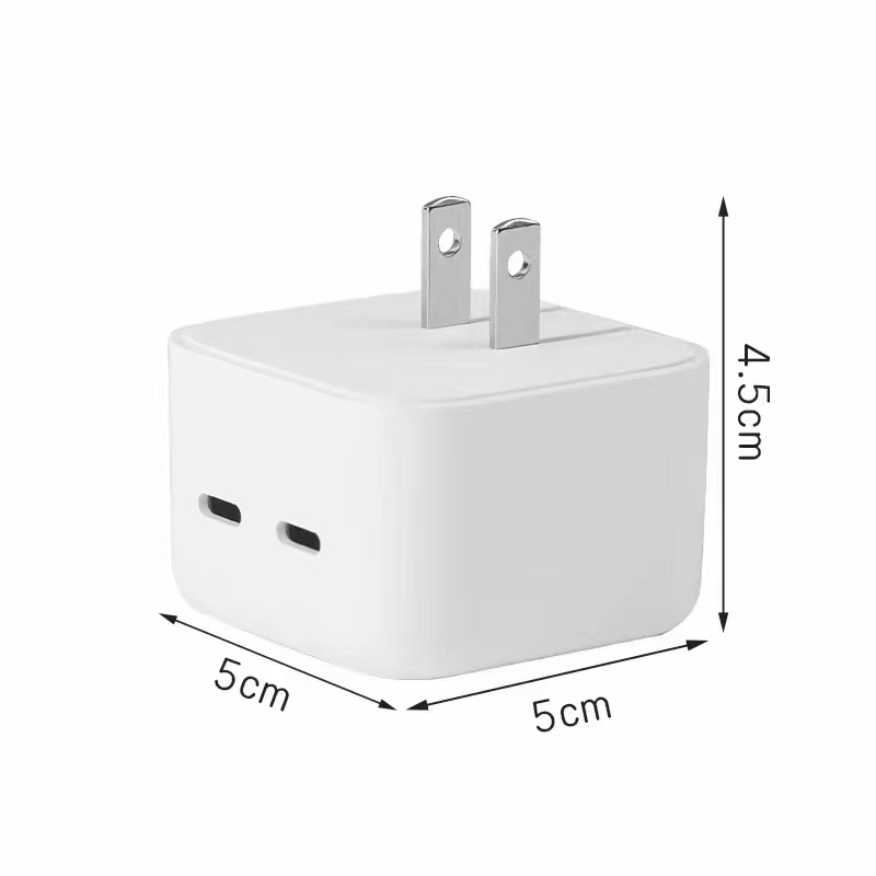 PD35W fast charging charger suitable for Apple's new mobile phone charger dual C port 35W charging head fast charging head