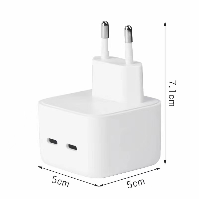 PD35W fast charging charger suitable for Apple's new mobile phone charger dual C port 35W charging head fast charging head