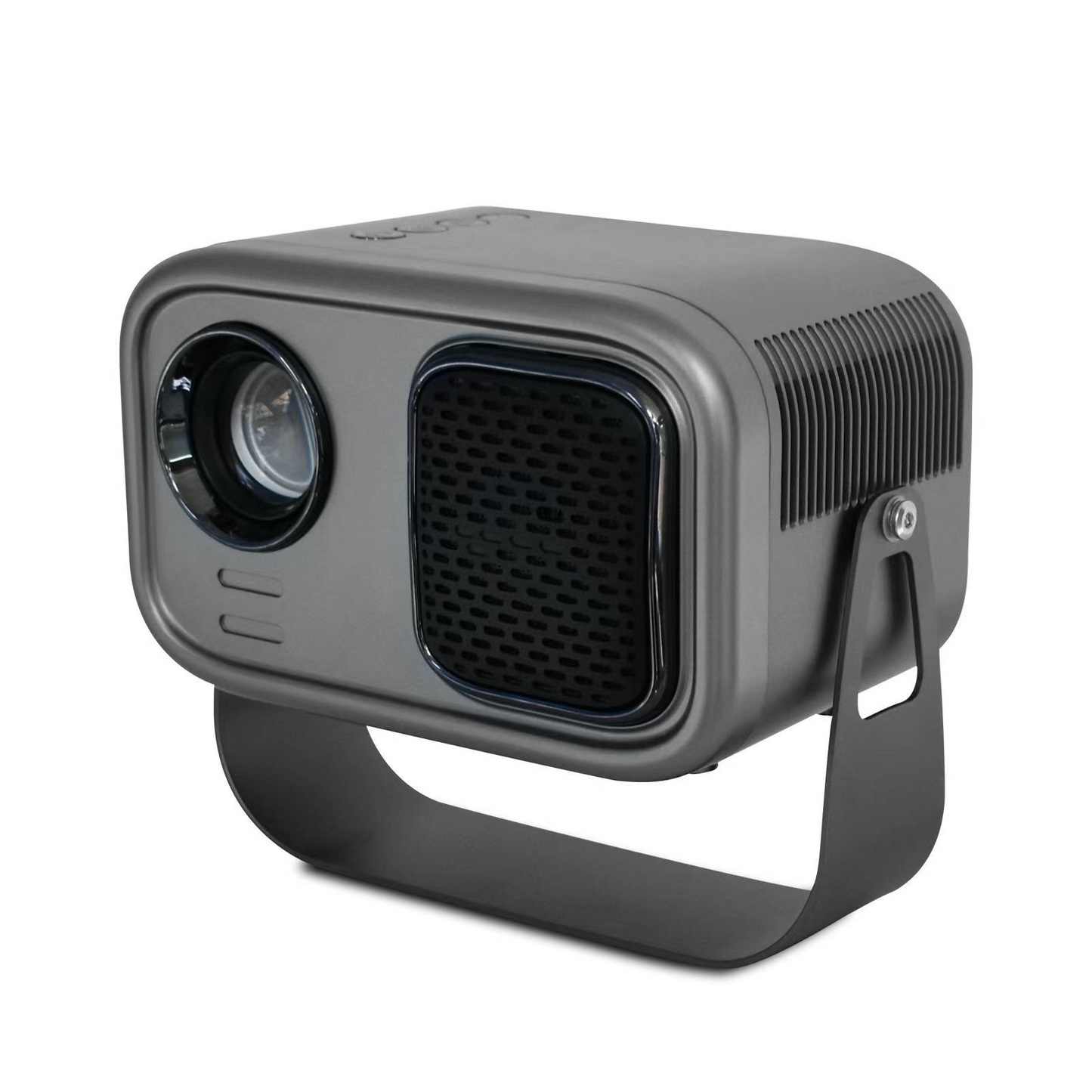 Bedroom HD home projector, can project on the ceiling 360° rotating large screen projector
