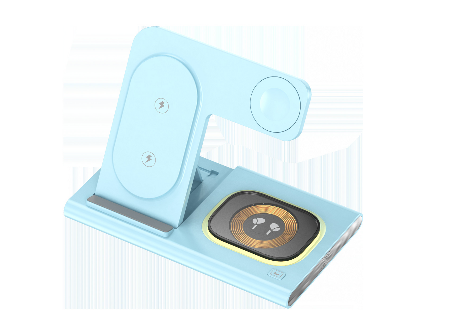 Popular three-in-one wireless charger, supports fast charging and multi-function wireless charging