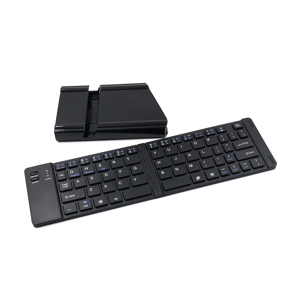 New wireless foldable charging Bluetooth keyboard, mini computer office thin foldable keyboard