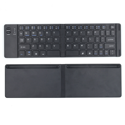 New wireless foldable charging Bluetooth keyboard, mini computer office thin foldable keyboard