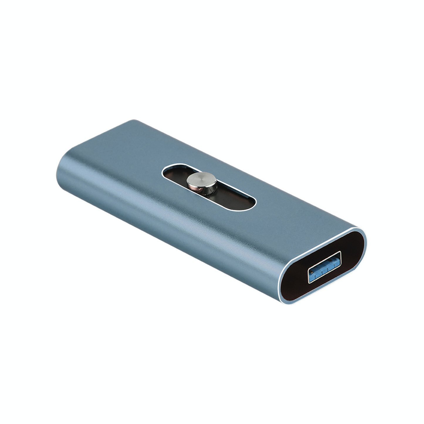 2TB solid state mobile hard drive NVME high speed USB-TYPEC dual interface ultra-thin push-pull