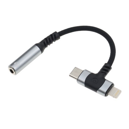Applicable to type-c Huawei Xiaomi adapter 3.5mm headphone adapter cable iPhone mobile phone audio mobile phone two-in-one TPC