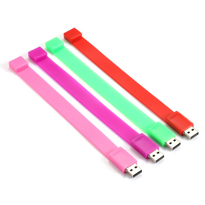 Silicone wristband USB flash drive 4g8g 64g wrist business creative high speed USB flash drive